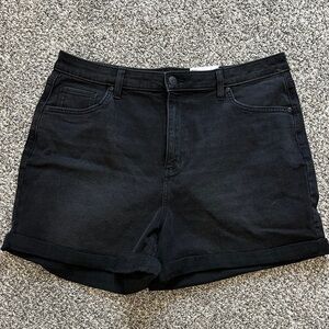 Sonoma Black Mom Jean Shorts